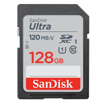 Sandisk Ultra 128gb Sdxc Memory Card 120mbs